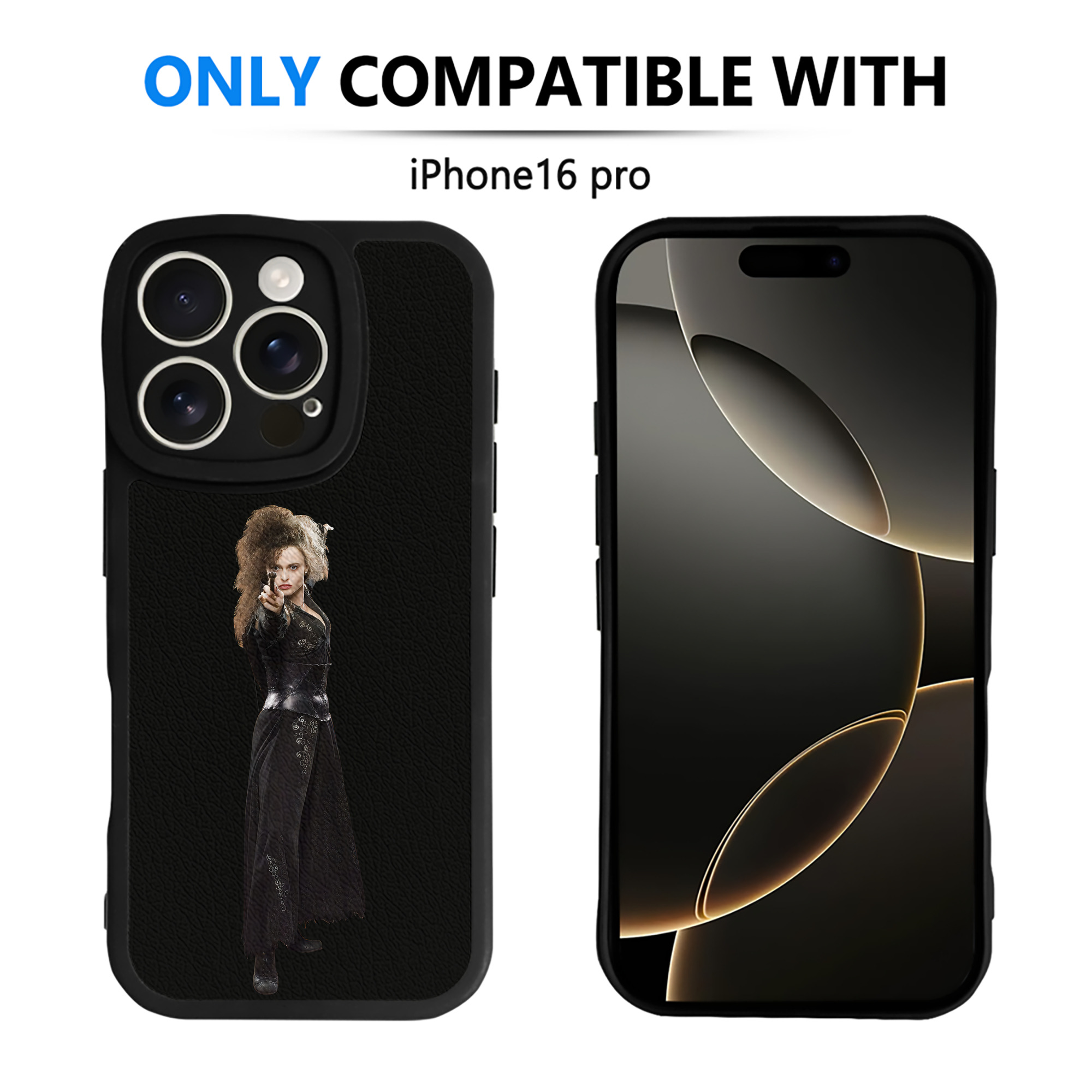 （画像用） Harry Potter ハリー・ポッターシリーズ 【iPhone 16シリーズ対応】シリコンスマホケース（レザー調） 材質：シリコン